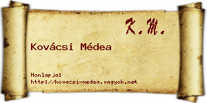 Kovácsi Médea névjegykártya
